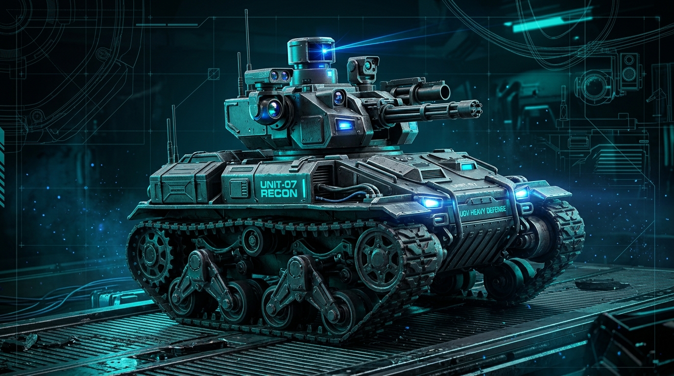 국방 무인수색차량 UGV
